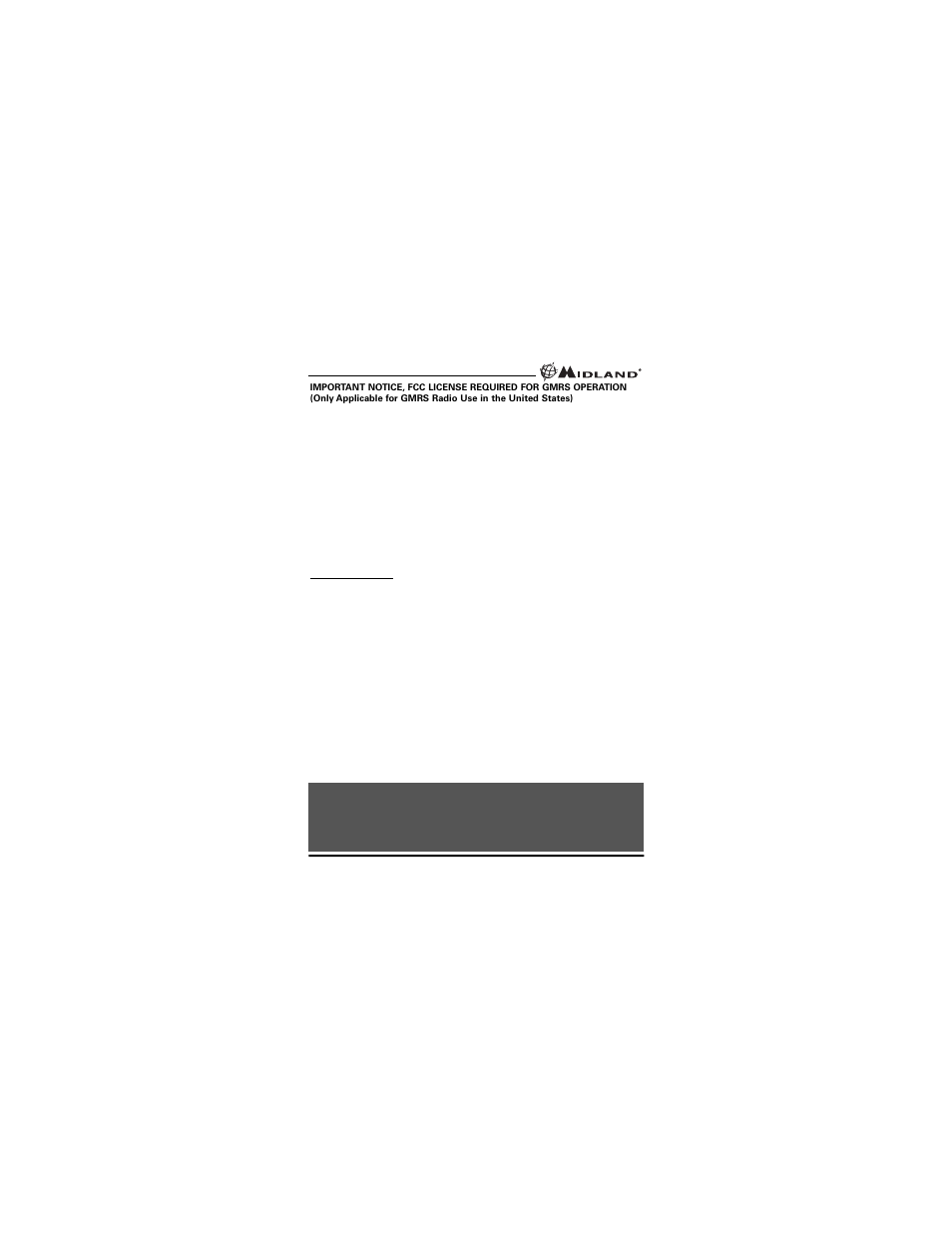 MIDLAND GXT2050 User Manual | Page 3 / 24
