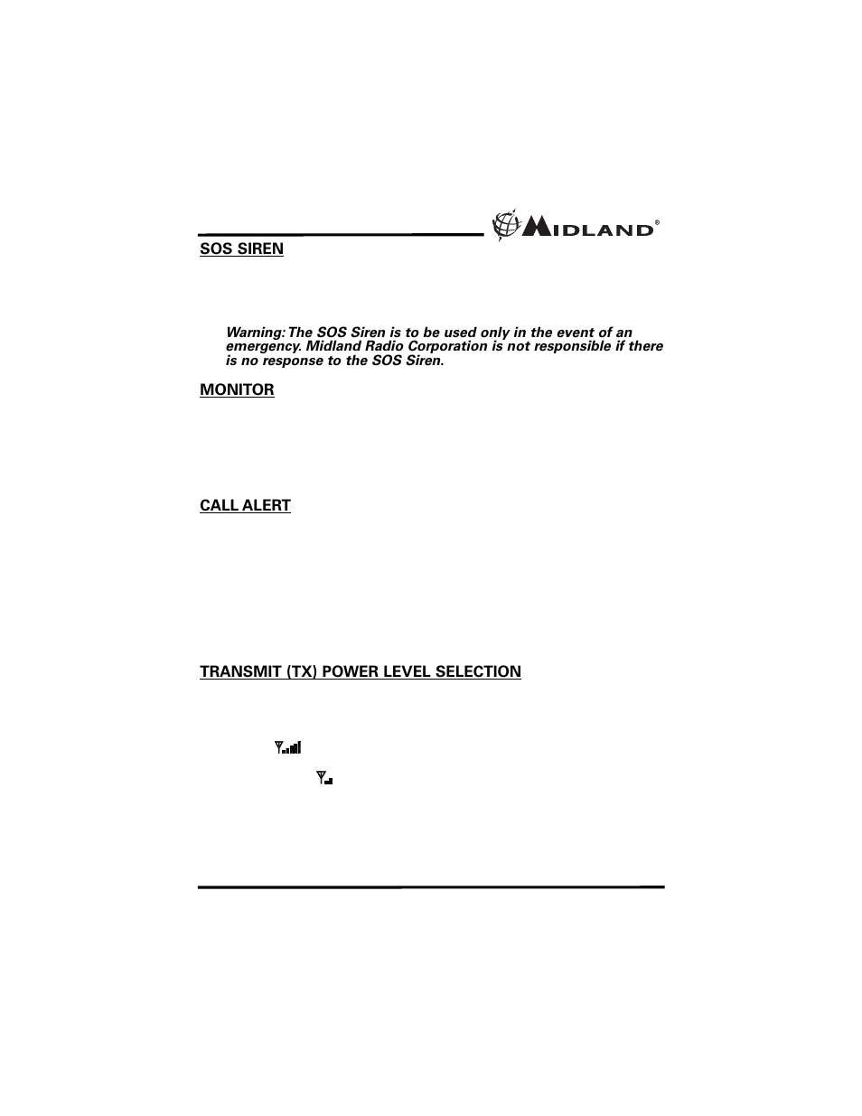 MIDLAND GXT5000 User Manual | Page 9 / 24