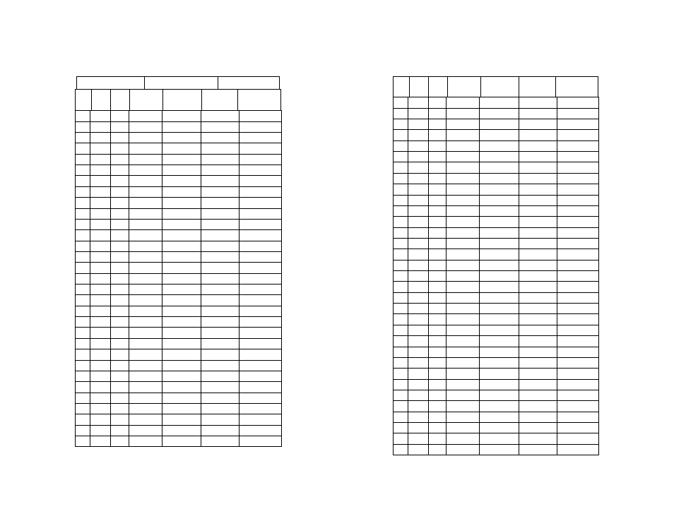 14 frequency table | MIDLAND RG2 User Manual | Page 28 / 29