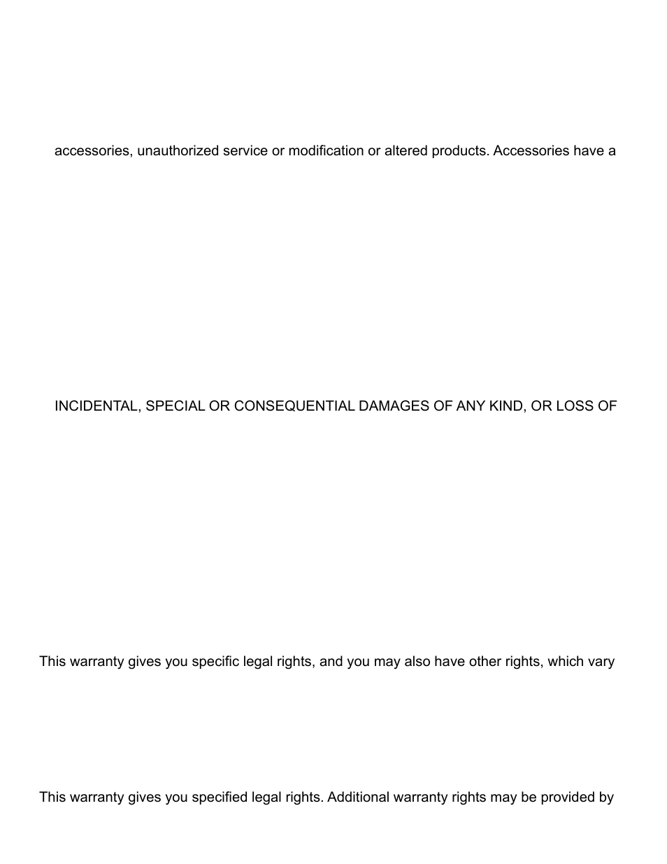 Limited warranty | MIDLAND 1001z User Manual | Page 15 / 16