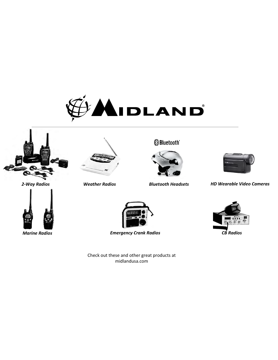 MIDLAND 1001z User Manual | Page 16 / 16