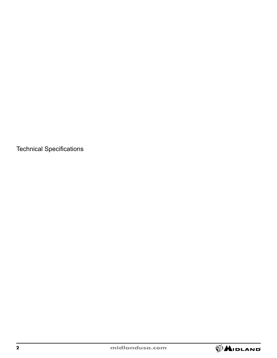 MIDLAND 1001z User Manual | Page 2 / 16