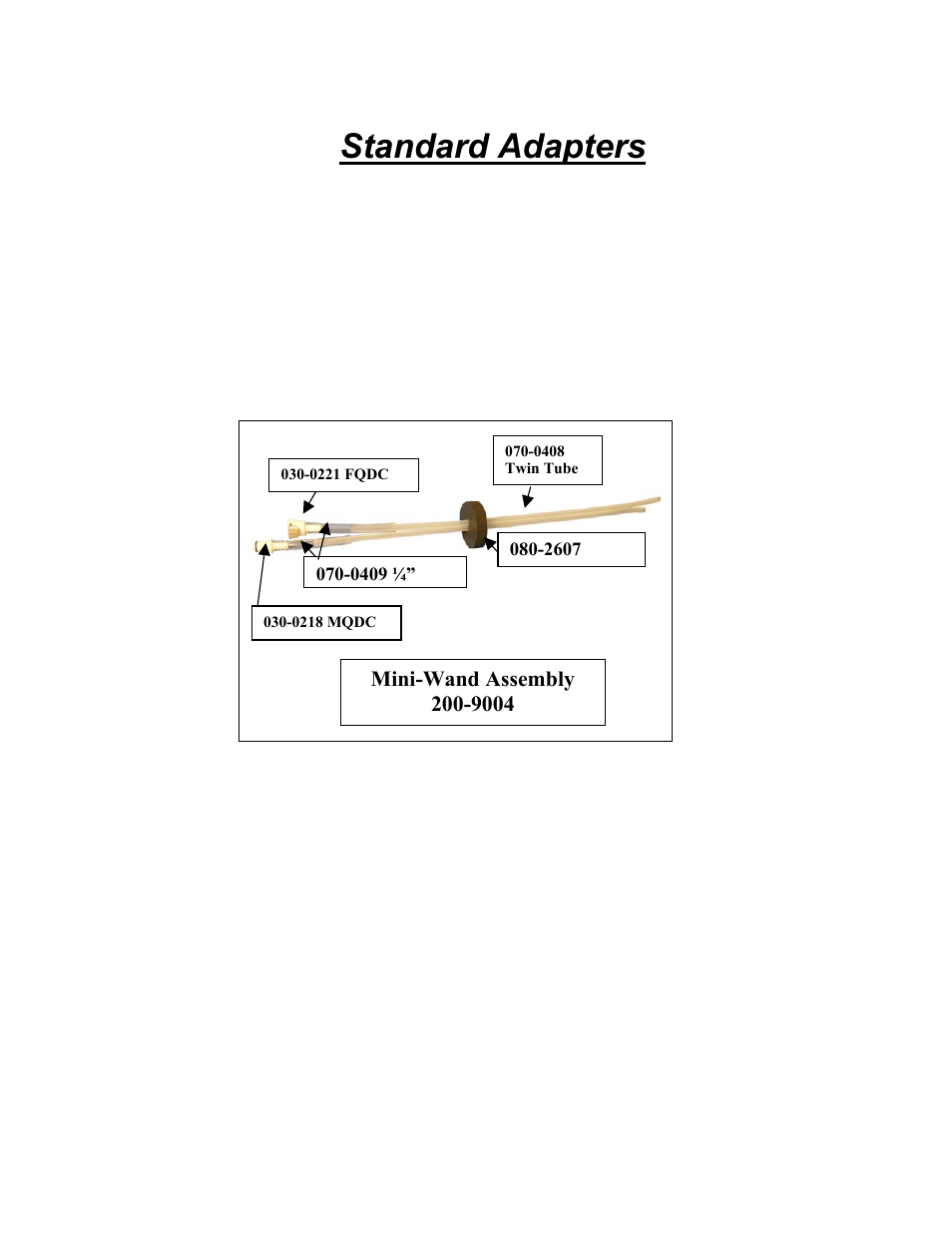 Standard adapters | MotorVac SteerClean 1000 User Manual | Page 17 / 18