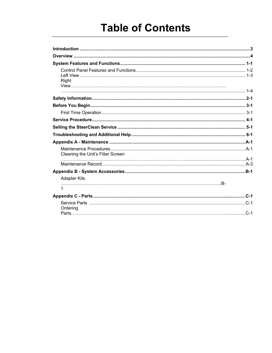 MotorVac SteerClean 1000 User Manual | Page 2 / 18