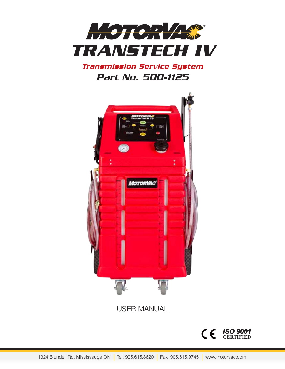 MotorVac TRANSTECH IV User Manual | 24 pages