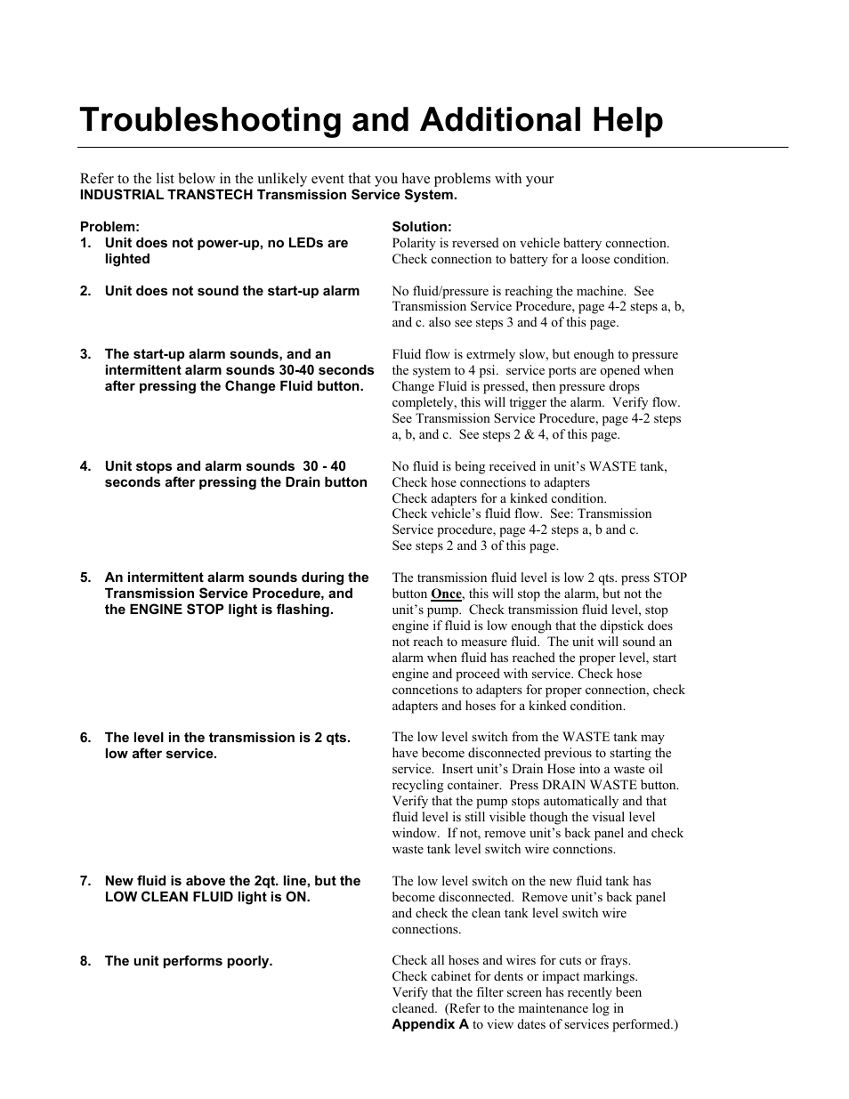 Troubleshooting and additional help | MotorVac TRANSTECH HD User Manual | Page 16 / 23