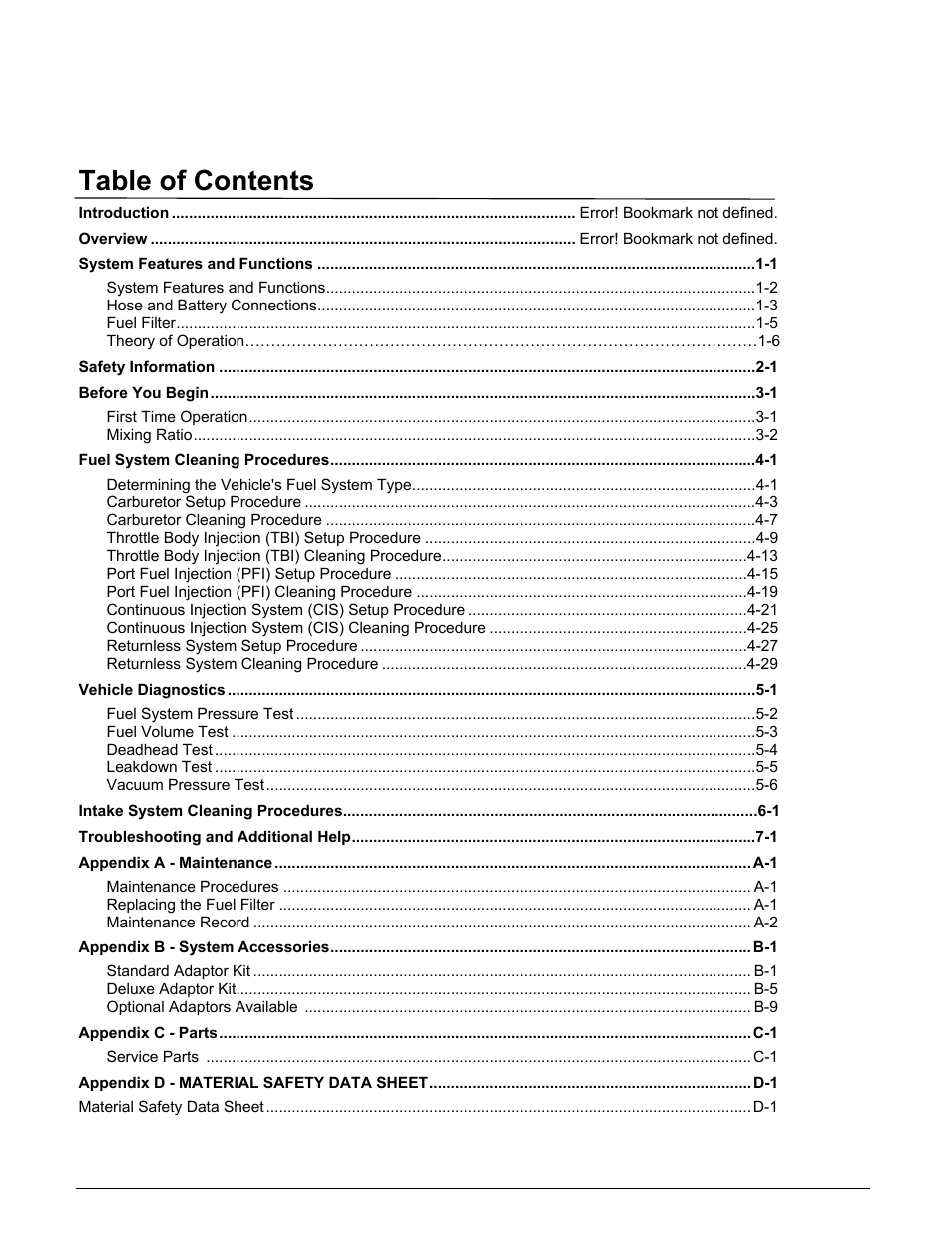 MotorVac CarbonClean System MCS 245 User Manual | Page 2 / 68