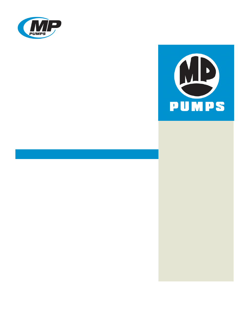 MP Pumps CHEMFLO 1 HYDRAULIC User Manual | 5 pages