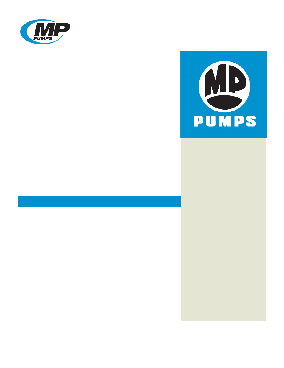 MP Pumps FLOMAX 5 HYDRAULIC User Manual | 5 pages