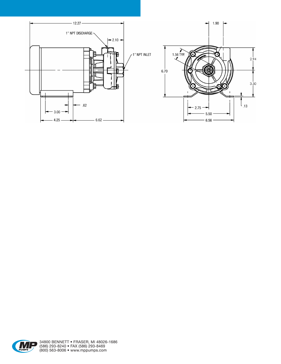 Frx 100 | MP Pumps FRX 100 User Manual | Page 4 / 5