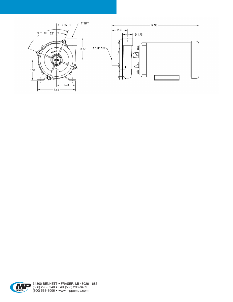 Frx 125 | MP Pumps FRX 125 User Manual | Page 3 / 4