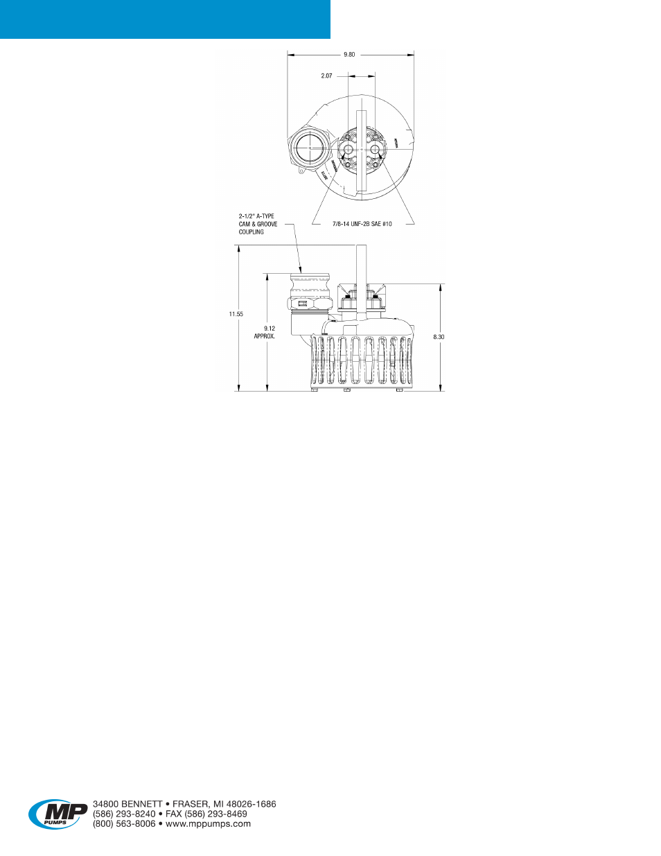 Hydrasub 25 | MP Pumps HYDRASUB 25 User Manual | Page 4 / 5