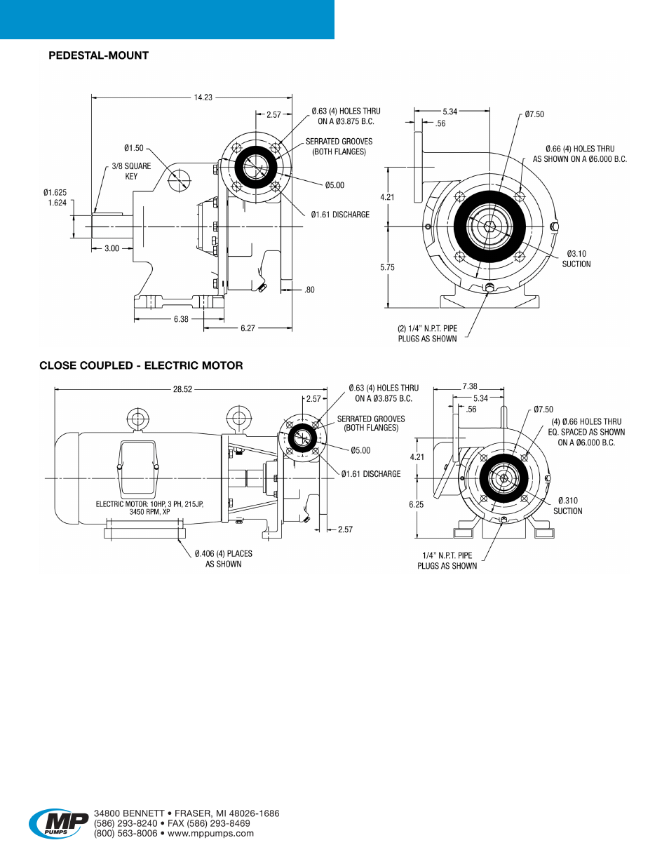 Petroleum 180 | MP Pumps PETROLEUM 180 User Manual | Page 3 / 4