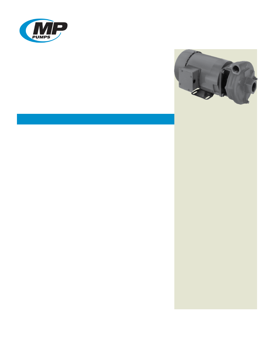 MP Pumps PETROLEUM 60 User Manual | 5 pages