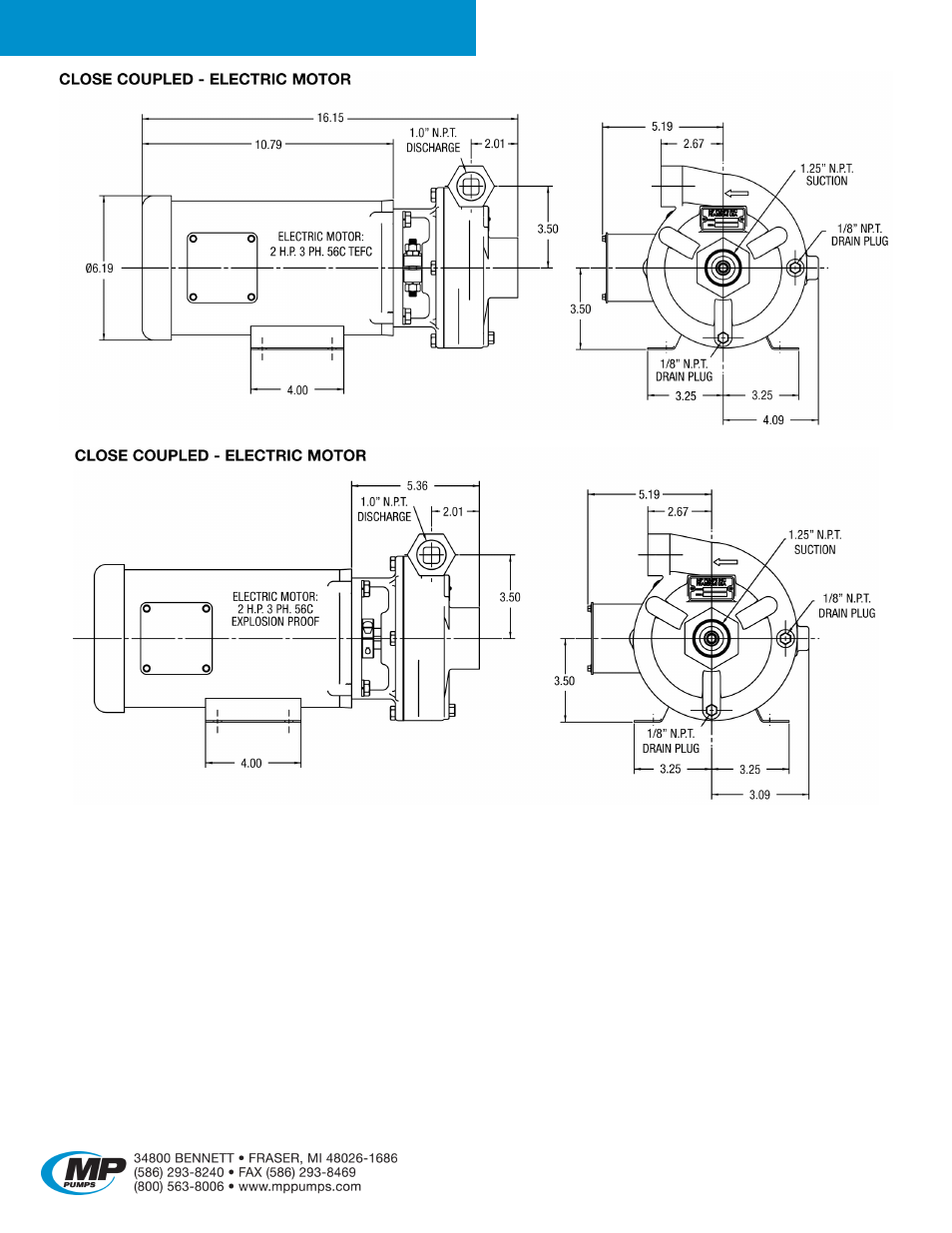 Petroleum 60 | MP Pumps PETROLEUM 60 User Manual | Page 3 / 5