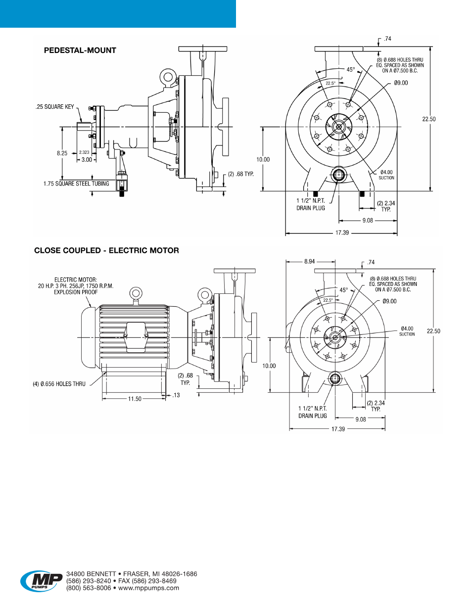 Petroleum 700 | MP Pumps PETROLEUM 700 User Manual | Page 3 / 4