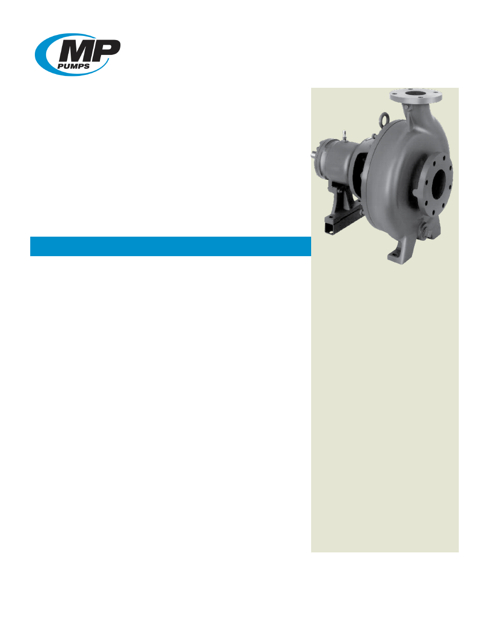 MP Pumps 700 Series User Manual | 5 pages