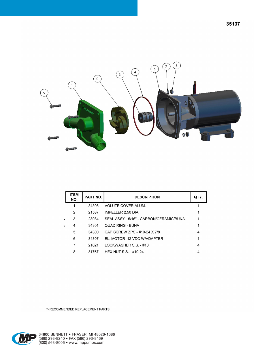 MP Pumps ILX User Manual | Page 4 / 4
