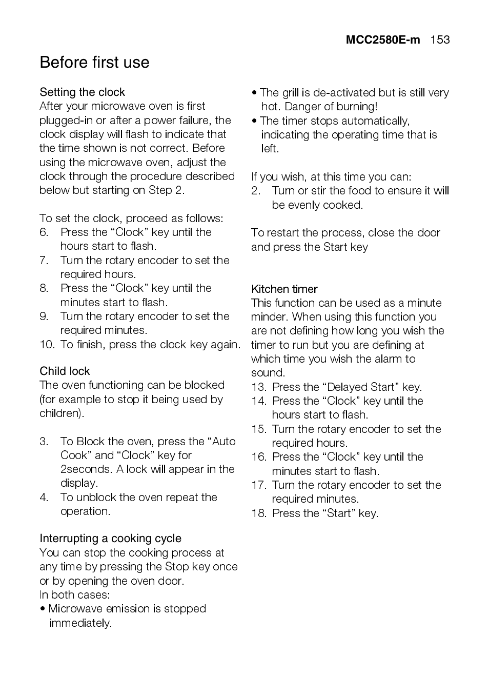 AEG MCC2580E-M User Manual | Page 153 / 284