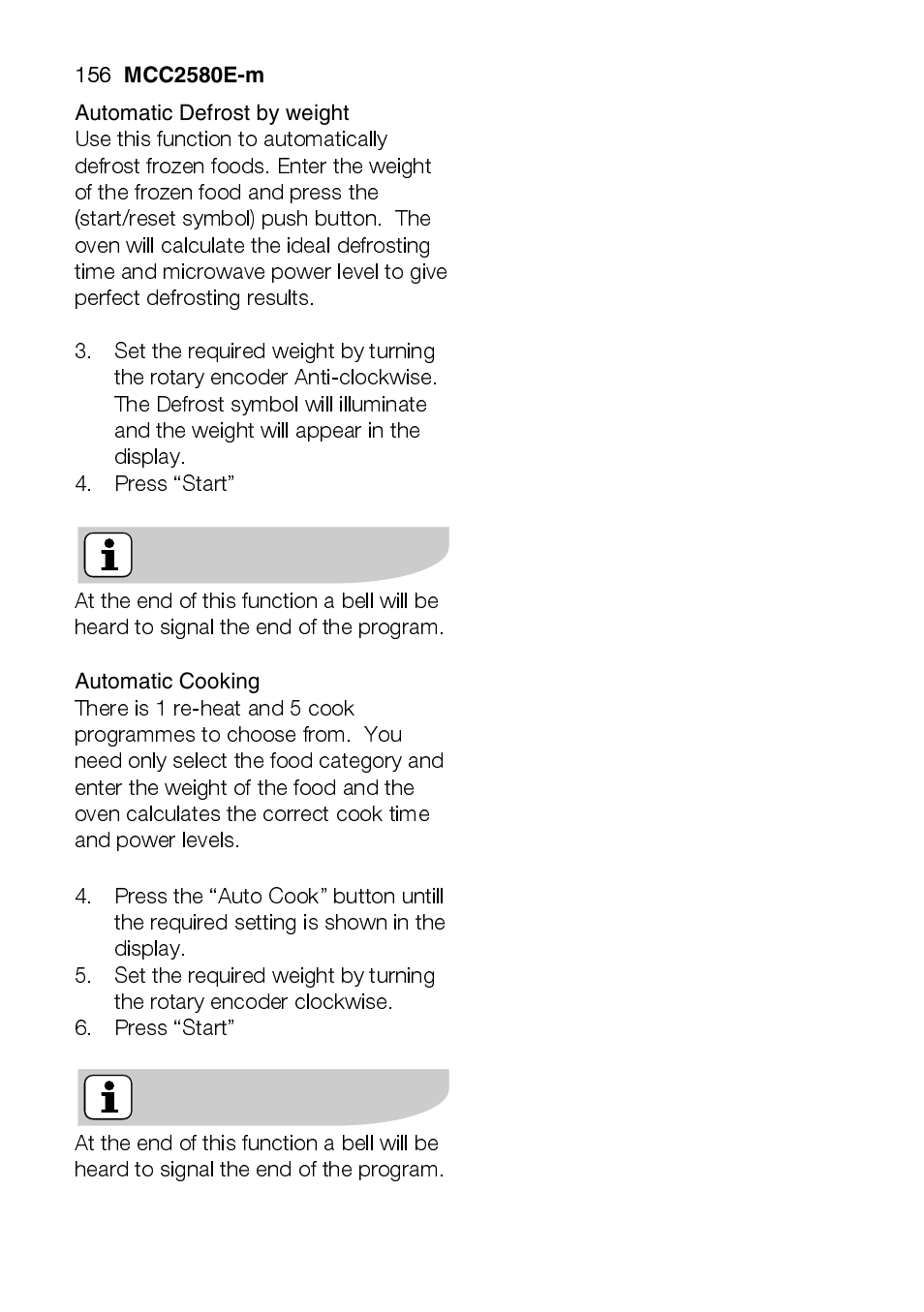 AEG MCC2580E-M User Manual | Page 156 / 284
