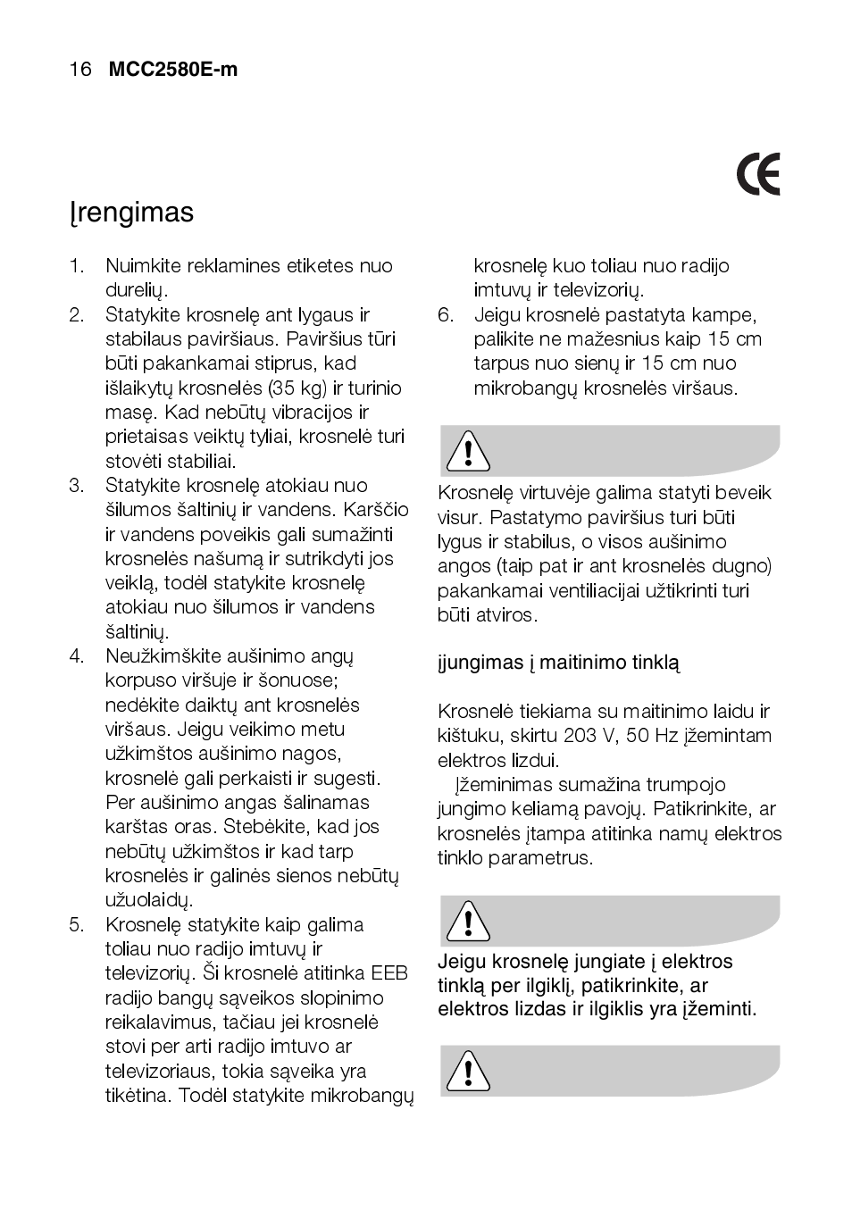 AEG MCC2580E-M User Manual | Page 16 / 284