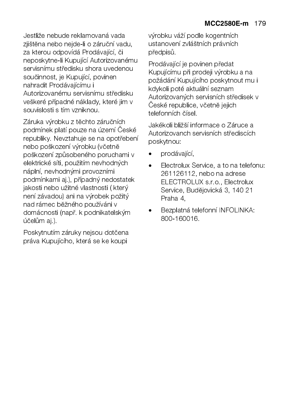 AEG MCC2580E-M User Manual | Page 179 / 284