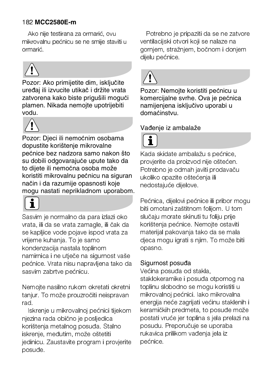 AEG MCC2580E-M User Manual | Page 182 / 284
