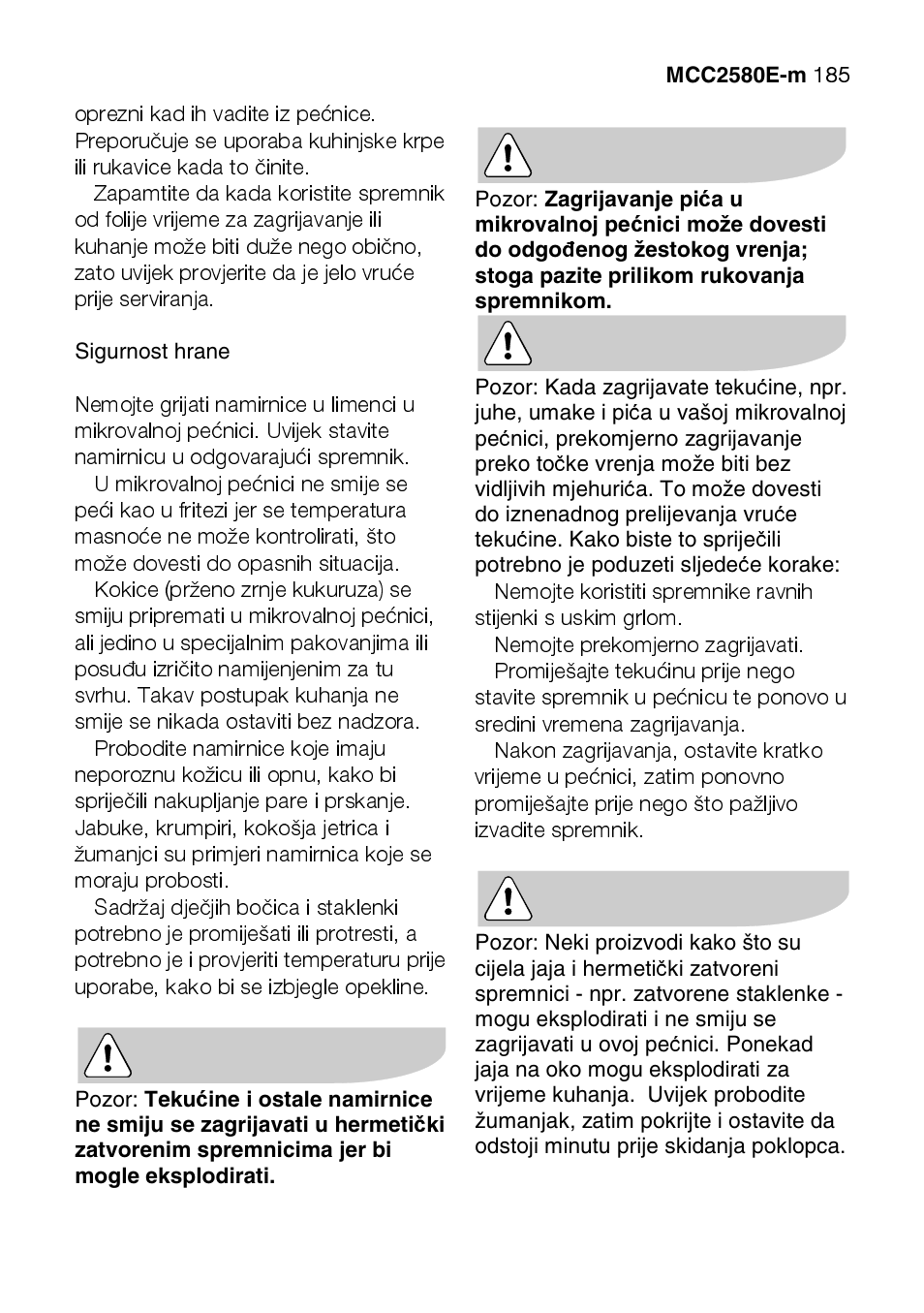 AEG MCC2580E-M User Manual | Page 185 / 284