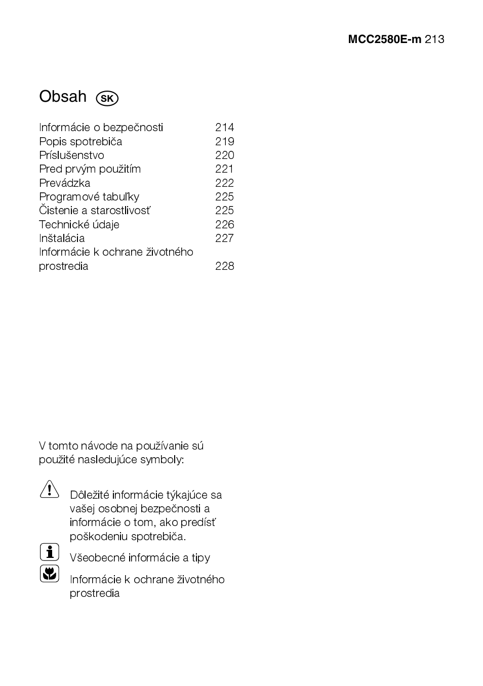 AEG MCC2580E-M User Manual | Page 213 / 284
