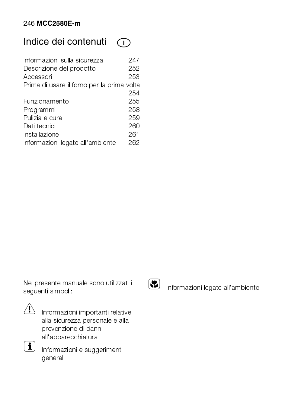 AEG MCC2580E-M User Manual | Page 246 / 284