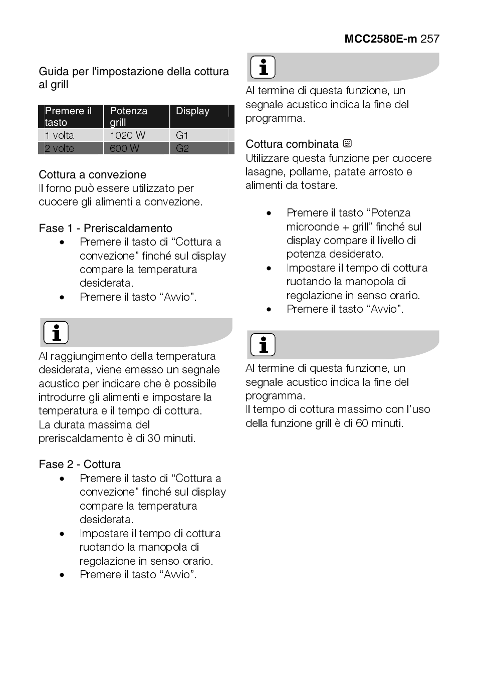 AEG MCC2580E-M User Manual | Page 257 / 284