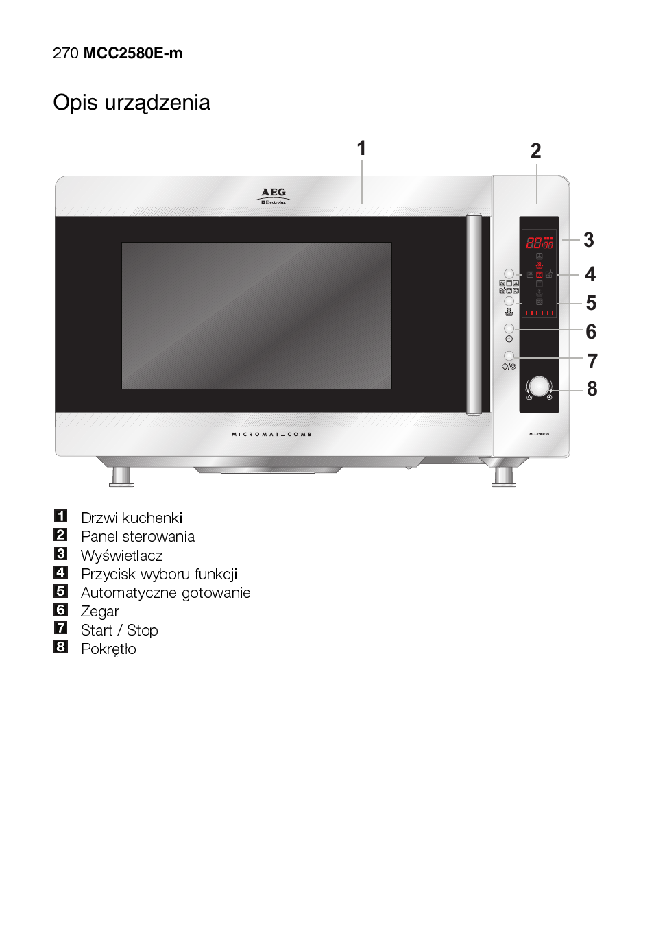 AEG MCC2580E-M User Manual | Page 270 / 284