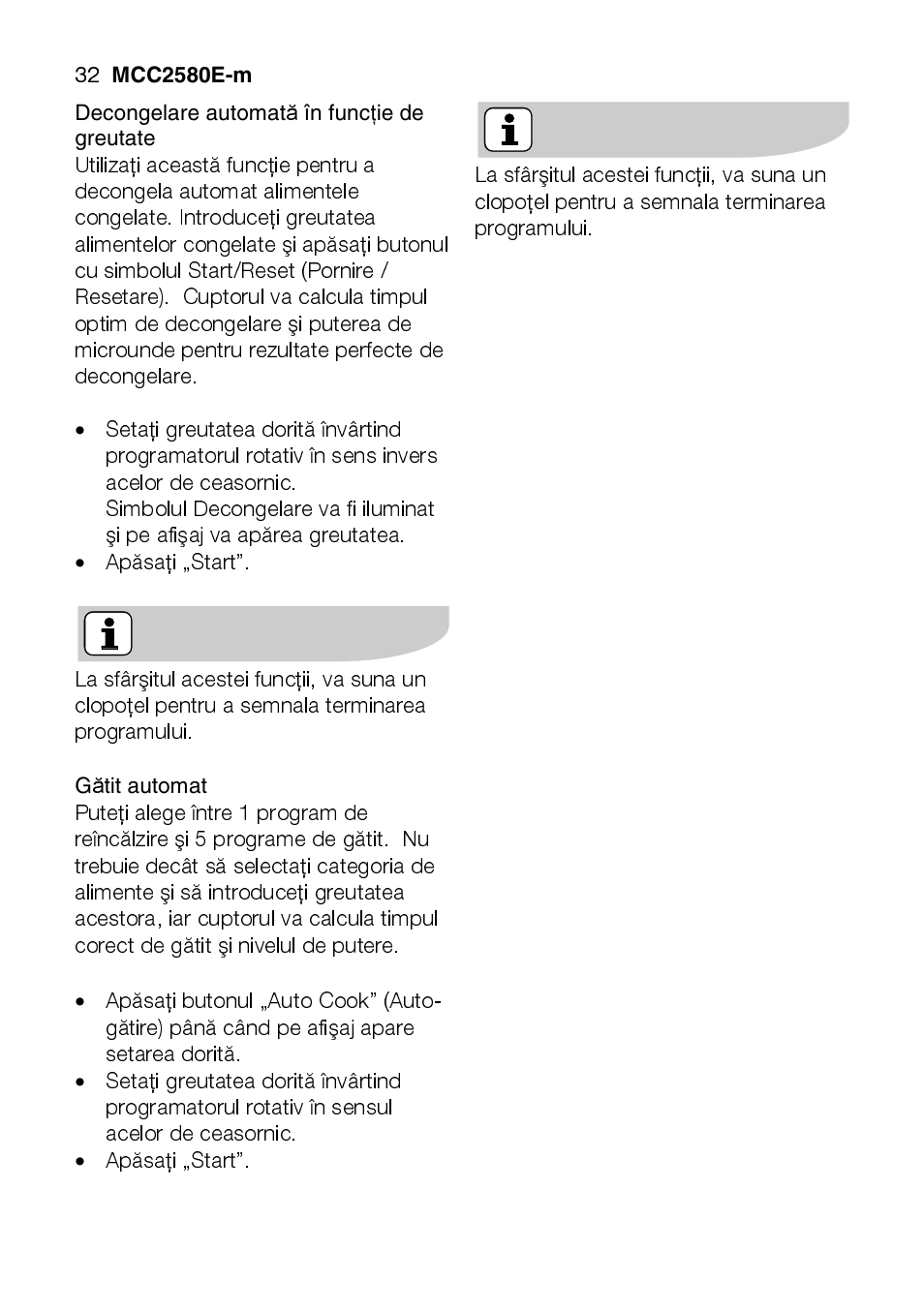 AEG MCC2580E-M User Manual | Page 32 / 284