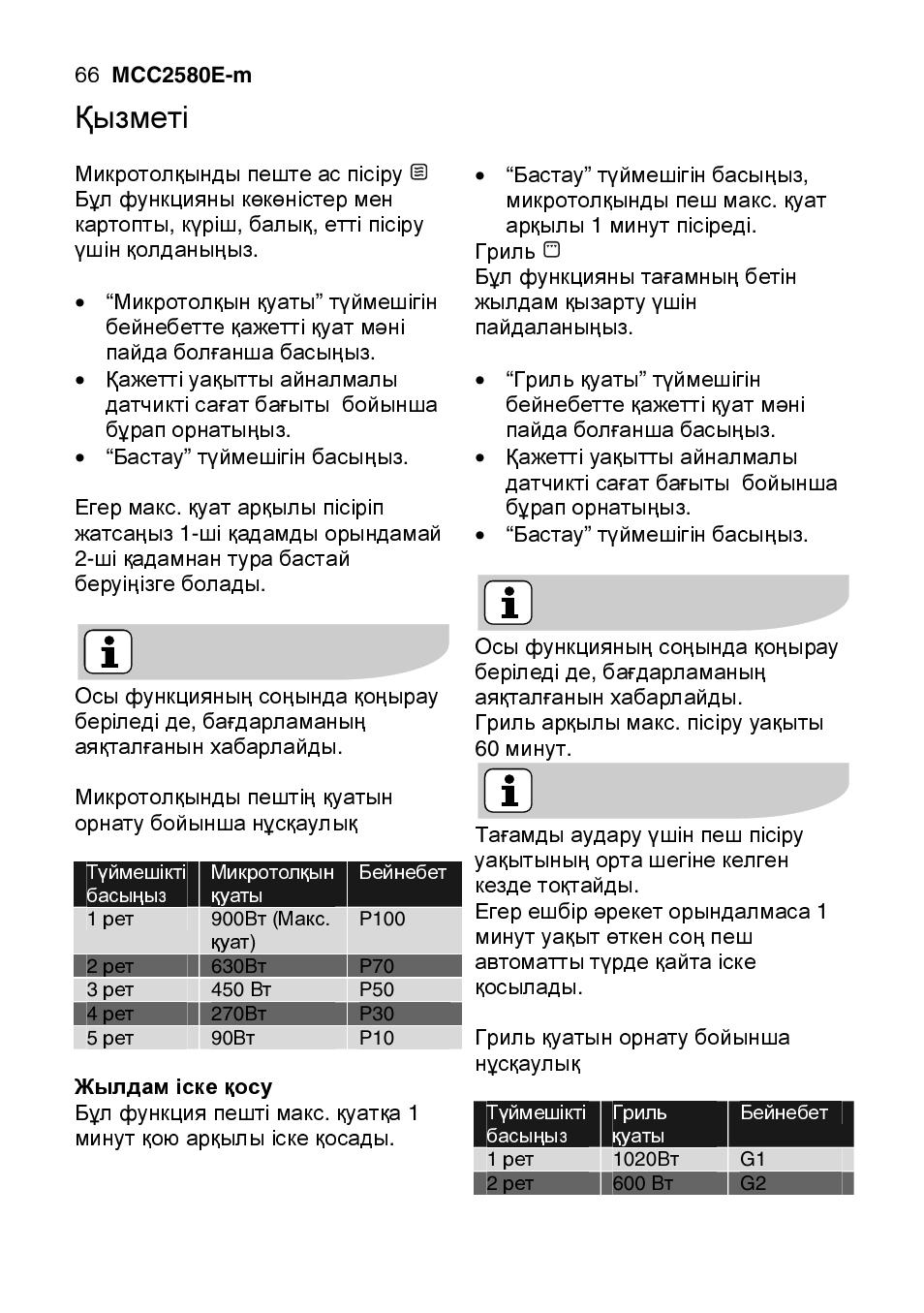 Қызметі | AEG MCC2580E-M User Manual | Page 66 / 284