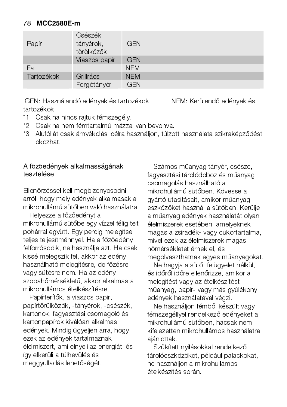 AEG MCC2580E-M User Manual | Page 78 / 284