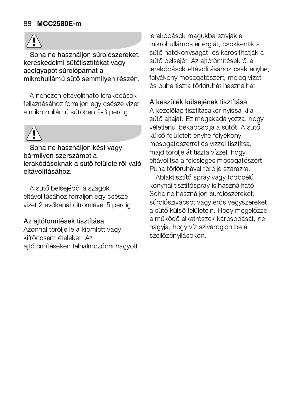 AEG MCC2580E-M User Manual | Page 88 / 284
