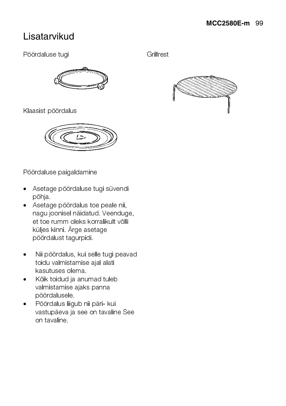 AEG MCC2580E-M User Manual | Page 99 / 284