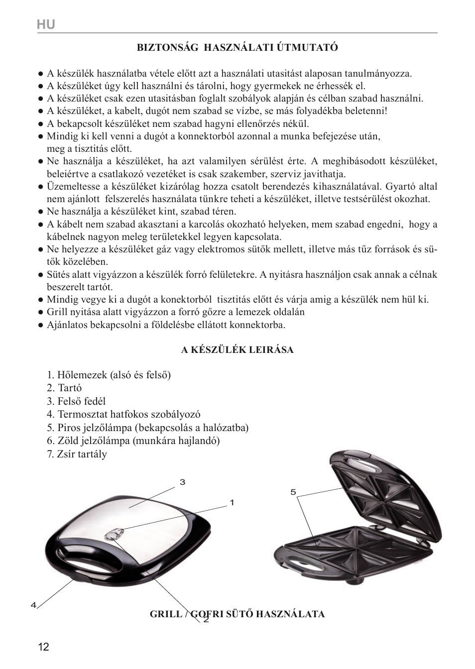 MPM MGO-05M User Manual | Page 12 / 24