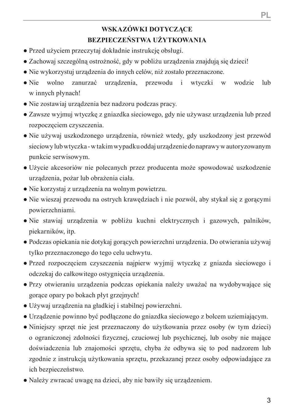 MPM MGO-05M User Manual | Page 3 / 24
