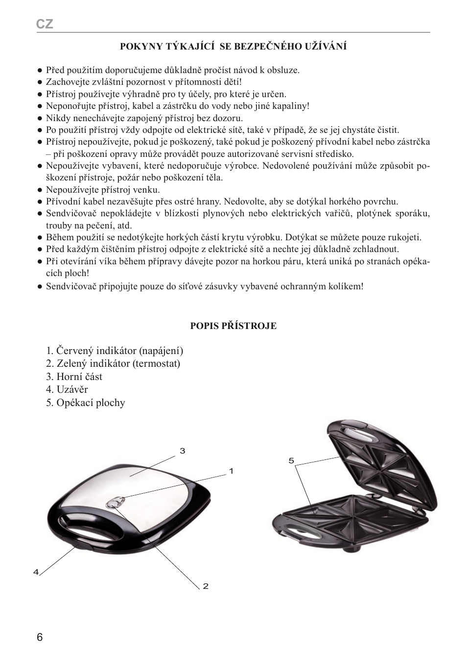 MPM MGO-05M User Manual | Page 6 / 24