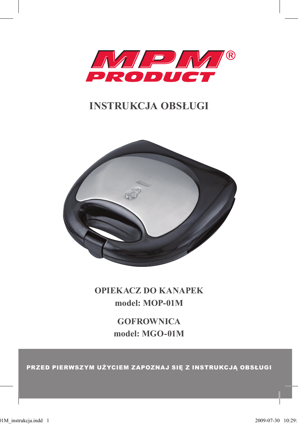 MPM MOP-01M User Manual | 32 pages