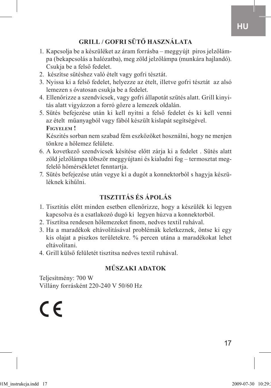 MPM MOP-01M User Manual | Page 17 / 32