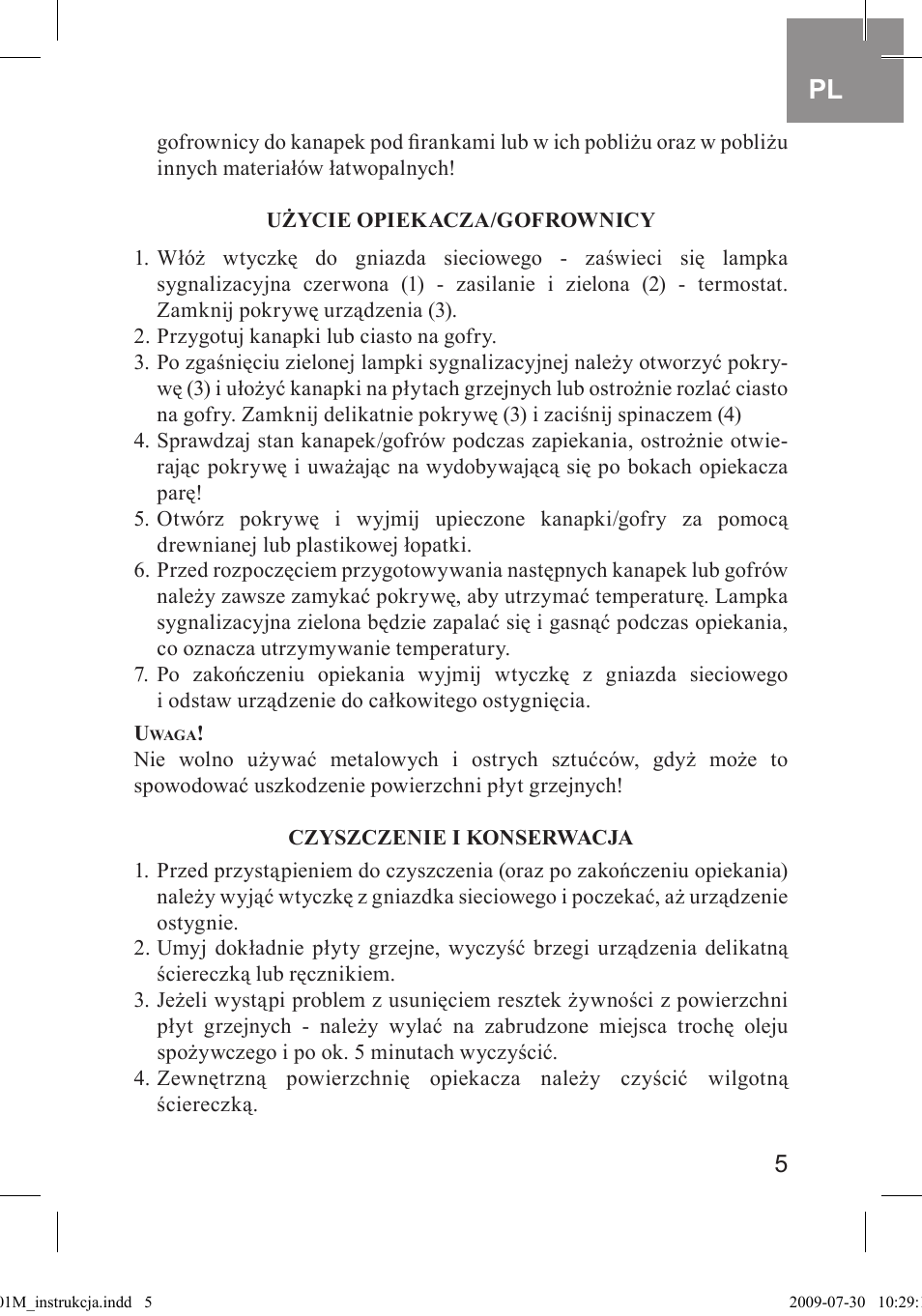 MPM MOP-01M User Manual | Page 5 / 32