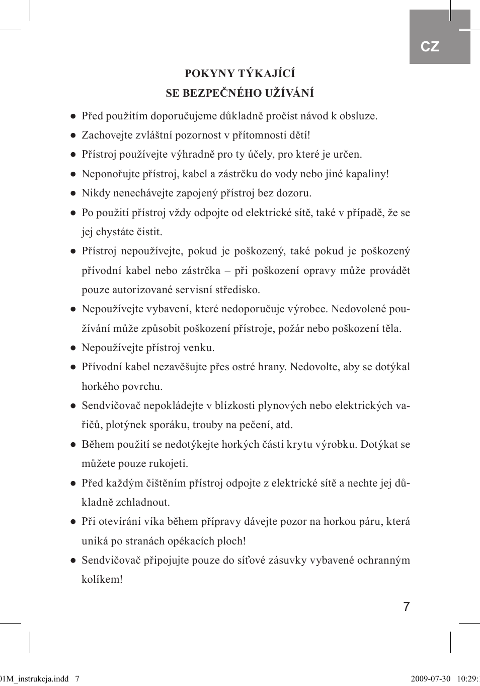 MPM MOP-01M User Manual | Page 7 / 32