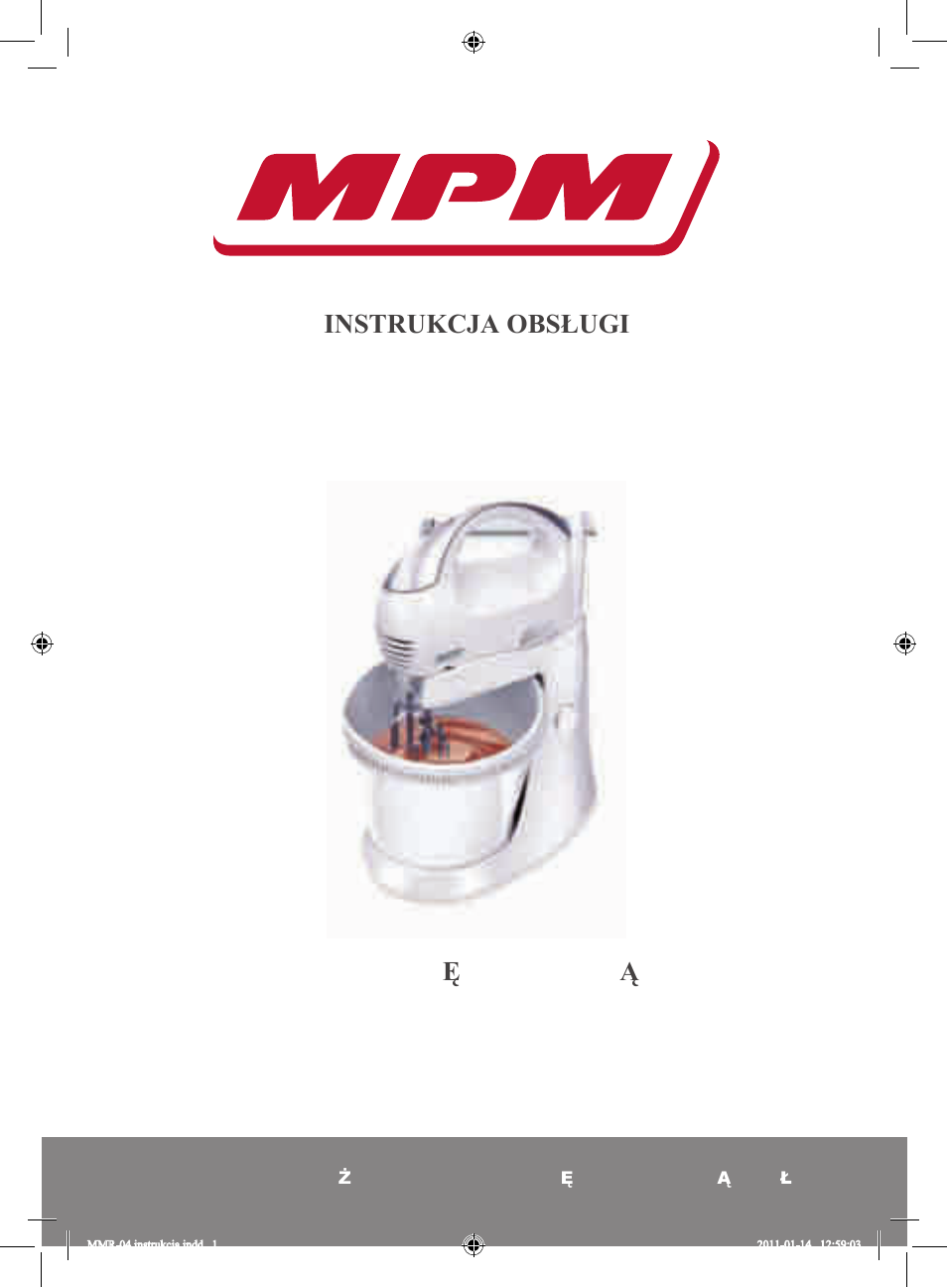 MPM MMR-04Z User Manual | 34 pages