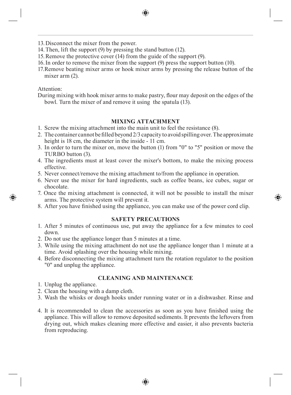 MPM MMR-04Z User Manual | Page 14 / 34