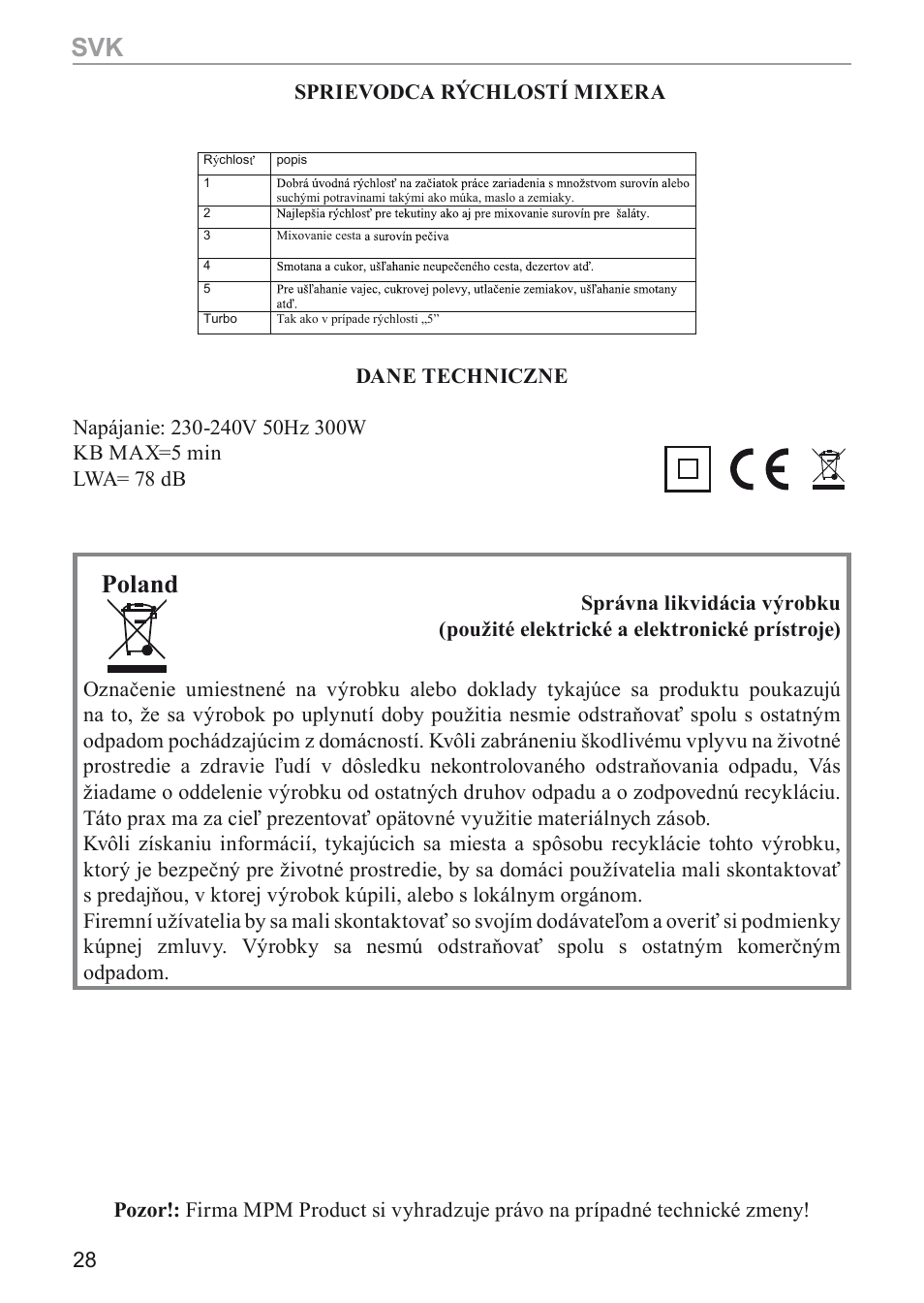 Poland | MPM MMR-03 User Manual | Page 28 / 34