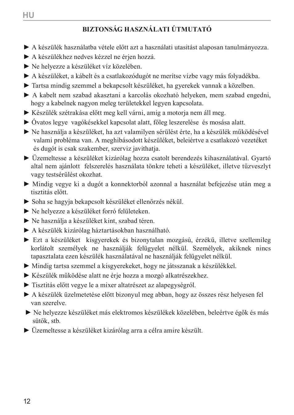 MPM MBL-03 User Manual | Page 12 / 24