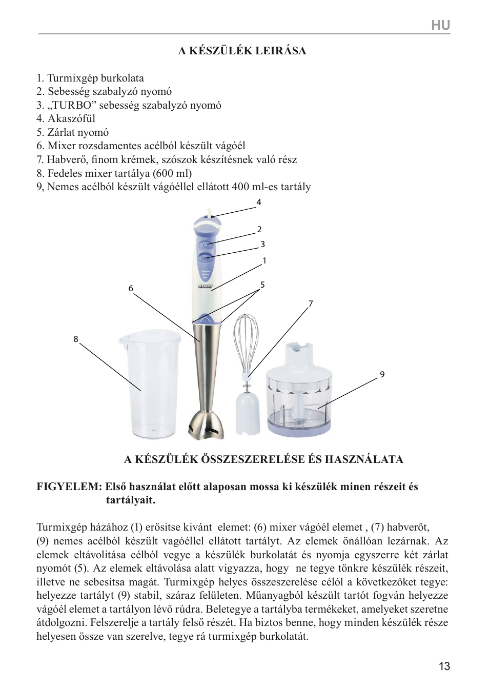 MPM MBL-03 User Manual | Page 13 / 24