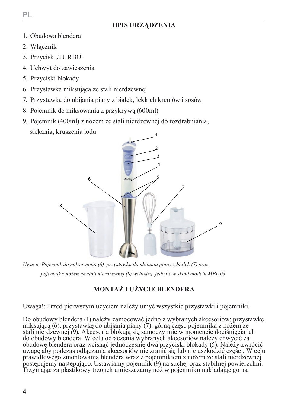 MPM MBL-03 User Manual | Page 4 / 24